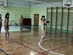 12 nude volleyball