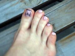 beautiful girl feet
