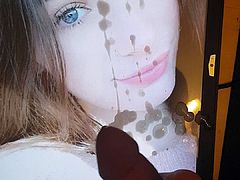 Cumtribute on my cute friend Desiree