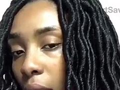 Ebony college slut on Snapchat