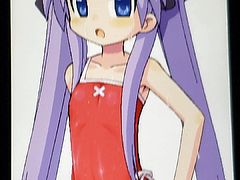 Kagami Hiiragi cum tribute