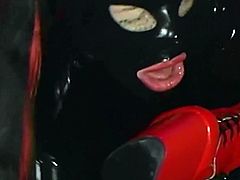 Hot Sybian Sex With RubberDoll Rubberella & Latex Slut!