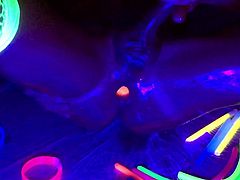 Glowing anal balls