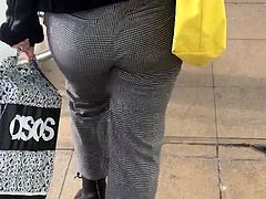 British bubble butt eatin up pants