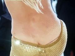 Shakira cum tribute over sexy ass and thong