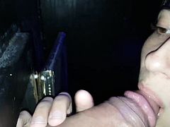 Wife Sucking Fat Cock At The Gloryhole