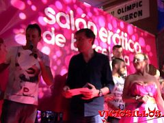 Entrega de premios del Salon erotico de Barcelona 2017