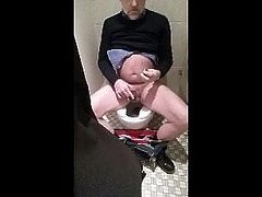 Jerking in Washroom Stall