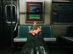 (Unreal Engine Animation) Public Footjob In Subway
