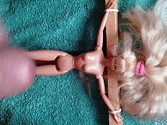 cum on barbie