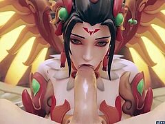 Big ass Overwatch heroes getting pussy fucked deeply