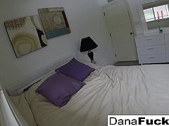 Dana DeArmond shoots herself masturbating