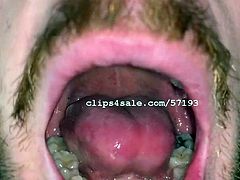 Mouth Fetish - Ted Teeth and Tongue Up Close Video 1