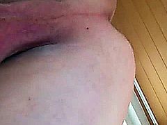 Tight ass gets fucked and pumped full of hot cum.