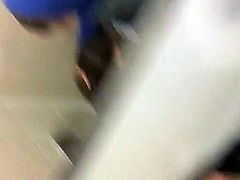 Periscope Naked Girl boy gets a blowjob on the school toilet