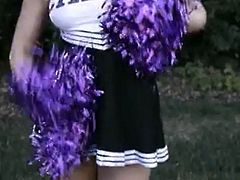 Naughty cheerleader Zoey