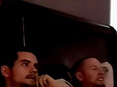 Macho amateur helps his buddy out during masturbation! Brian Younger and Chris having some fun and jerking off their big dicks together!