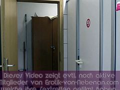 head in toilet at threesome ffm with 2 german amateur teen