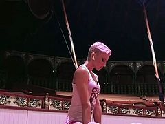 flexible sexy circus girl