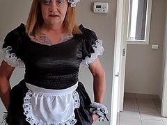 chastity sissy maid mayya isnt allowed to cum