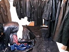 leather coats humping rubbing and fucking