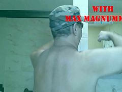 Hung Stallion Shoots a Super Mega Load with Max Magnummann