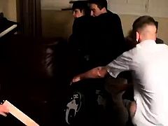 Gay men spank each other An Orgy Of Boy Spanking!