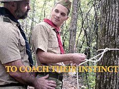 ScoutBoys Hung daddy raw breeds obedient scout