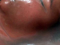 Deviant Vanilla Honey Torments Herself In Latex Aapparatus