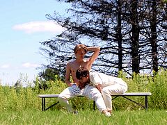 On this bright sunny day, I was playing cricket but when this teen boy was changing his clothes, I got an erection. While we were waiting on the bench, I asked him to give a sloppy blowjob to my big dick, to which he agreed. After that, we were kissing when the umpire came and interrupted us.
