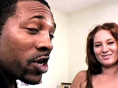 Horney Redhead Takes a Big Cock Up Here Ass