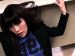Sara Yurikawa cummed on her hair after mind blowing Asian
