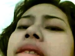 Indonesian Girl Ria's First Anal Experience