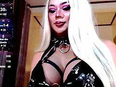 Amateur blond girl with big boobs getting fucked