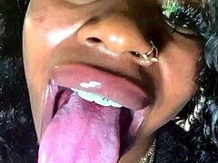 Hot Black Maid Does Some Webcam Black and Ebony