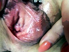 Tattooed Cat-Woman Stepmom Plays Solo - Amazing Feet