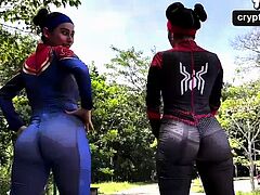 Extreme ass fucking with Jenifer Play on Halloween - anal