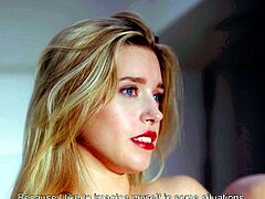 Sensual Blonde Beauty Gives an Intimate Solo Interview and